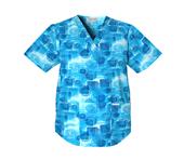 Rhapsody In Blue V-Neck Tunic